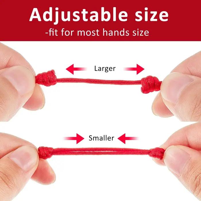 Bracelet à cordes rouges unisexe à la mode avec amulette de protection et breloques coeurs pour femmes et hommes occassions spéciales