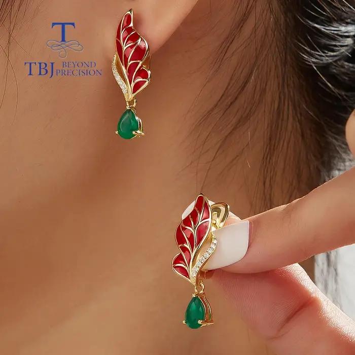 Boucles d'oreilles pendantes en argent au design magnifique pour femmes