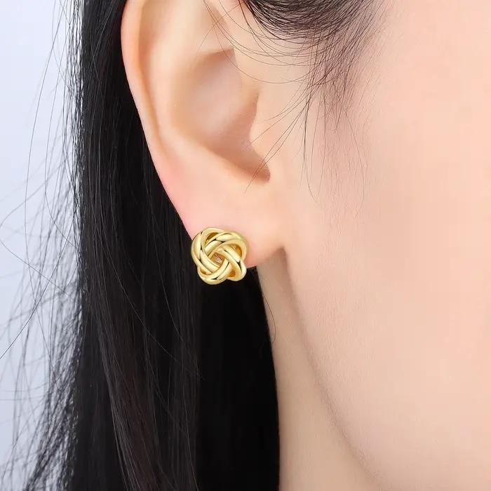 MISEFF – boucles d'oreilles en argent Sterling S925
