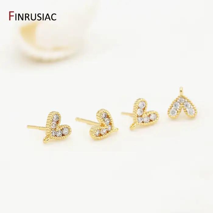 Boucles d'Oreilles Plaquées Or 14 Carats Incrustées Charmantes Accessoires Femme Occasions Spéciales Création Bijoux Uniques