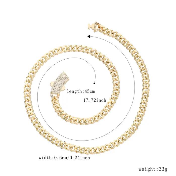 Bracelet et collier de luxe Monaco en zircon blanc