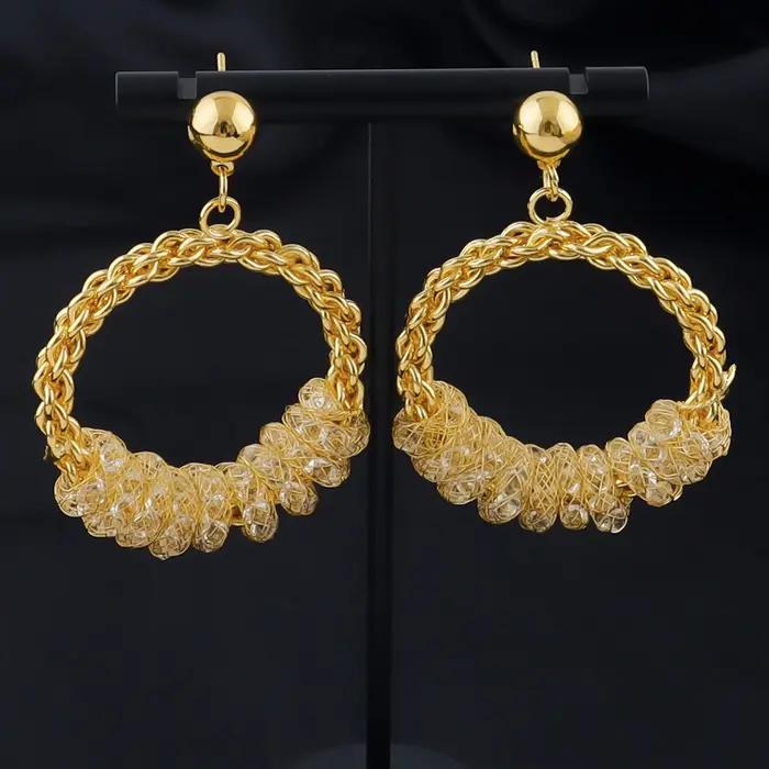 Parure de bijoux pour femme en plaqué or français
