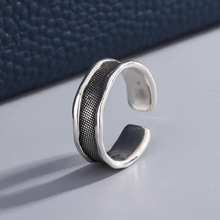 Bagues de fiançailles empilables en argent sterling 925 pour femmes styles classiques et irréguliers bijoux de luxe accessoires pour dames occasions spéciales