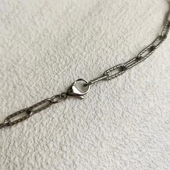 Prolate-Collier en titane massif de type O, JO5.0 mm de large, nouvelle arrivée