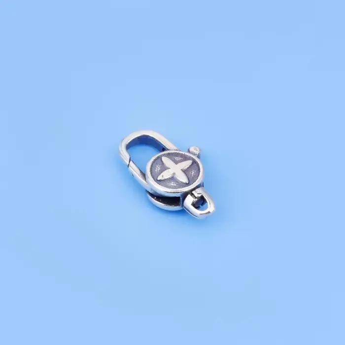 Bijou Vintage en Argent Sterling S925 Fermoir en Forme de U Accessoire Élégant pour Femmes Occasions Spéciales