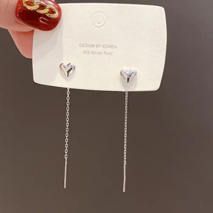 Boucles d'oreilles à pampilles longues pour femmes