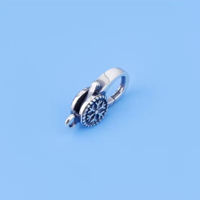 Bijou Vintage en Argent Sterling S925 Fermoir en Forme de U Accessoire Élégant pour Femmes Occasions Spéciales