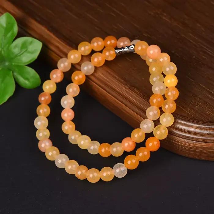 Collier de poupée jetable multicolore doré pour femme, perles rondes, ULcommandée, boucle unique, bijoux de charme à la mode, bricolage, diversifier