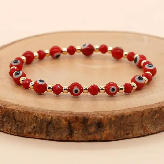 Bracelet de style ethnique bohème transfrontalier populaire avec perles de cuivre