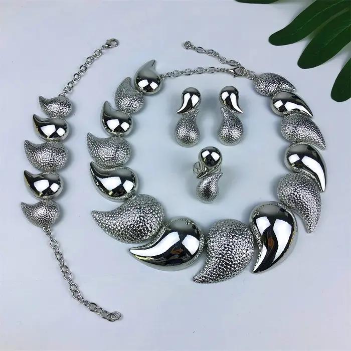 TITI ensemble de bijoux de luxe pour femmes de haute qualité plaqué or 18 carats