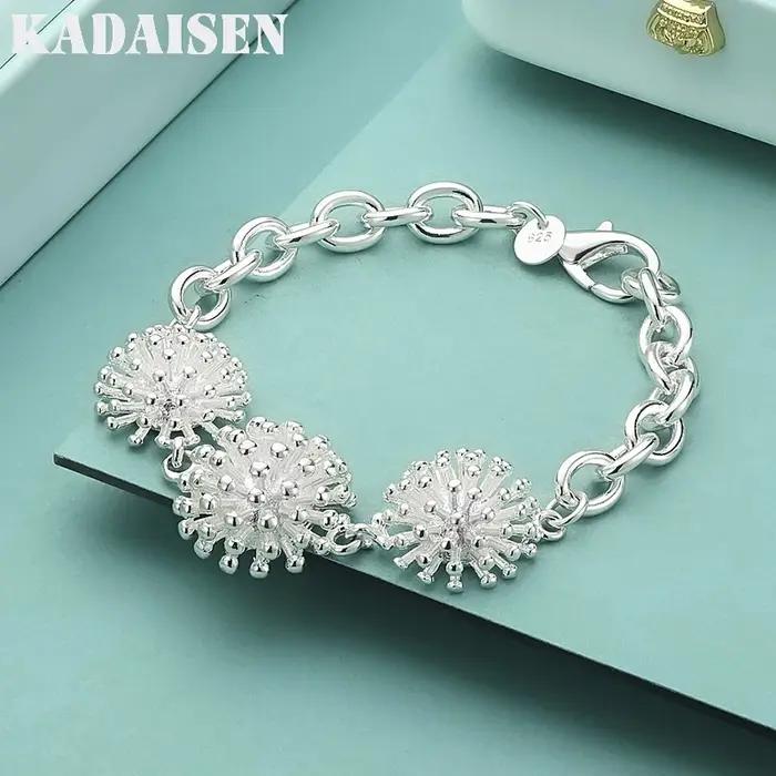 Bracelets en argent Sterling 925 pour femmes et hommes