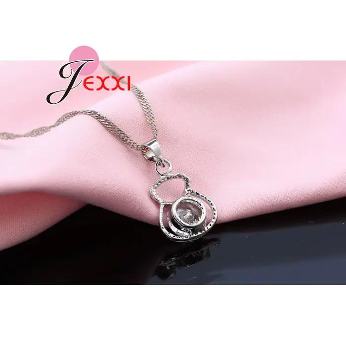 Nouveaux ensembles de bijoux couleur argent 925