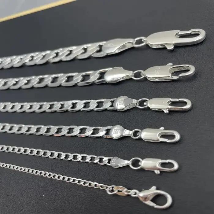 Collier en argent Sterling 925 pour hommes et femmes