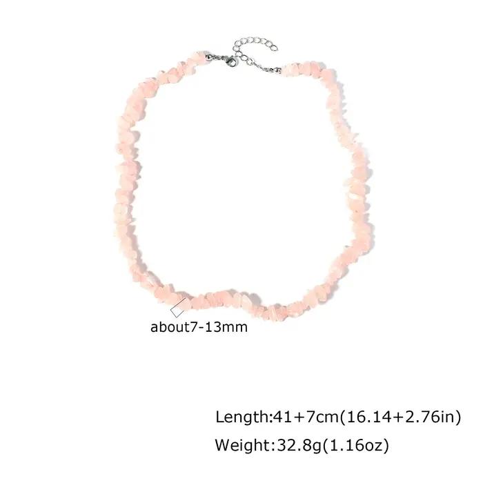 Collier ras du cou en pierres naturelles turquoise et perles de cristal pour femme, bijou bohème irr