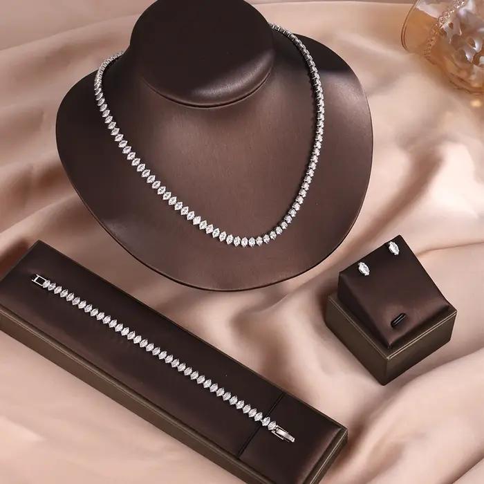 Ensemble de bijoux ZAKOL de luxe avec bracelet