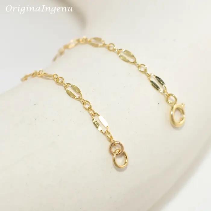 Bracelet chaîne rempli d'or 14K