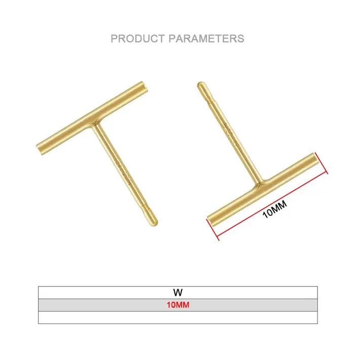 Boucles d'Oreilles Remplies d'Or 14K de 10mm