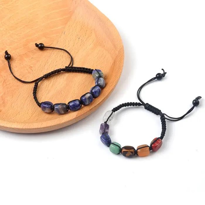 Bracelet en pierre naturelle et cristal