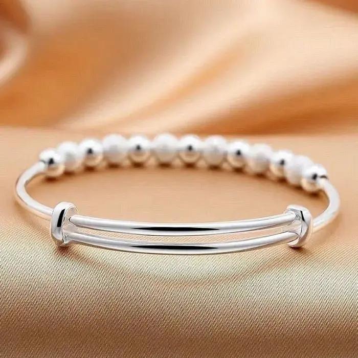 Bracelets à breloques en argent 925 réglables pour femmes
