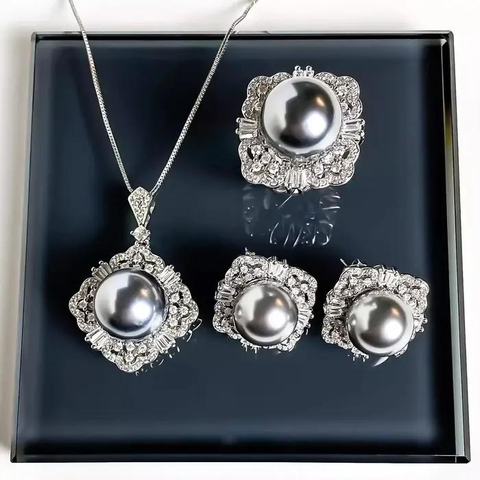 Foyimagination ew-Ensembles de bijoux de mariage pour femmes