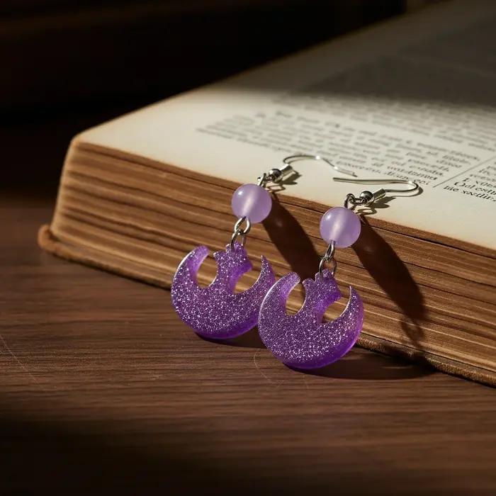 Boucles d'oreilles pendantes avec logo Rebel Alliance pour femmes