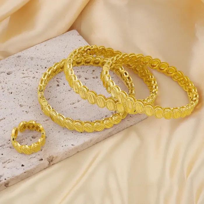 Bracelet bohème en or dubaï 24k pour femmes