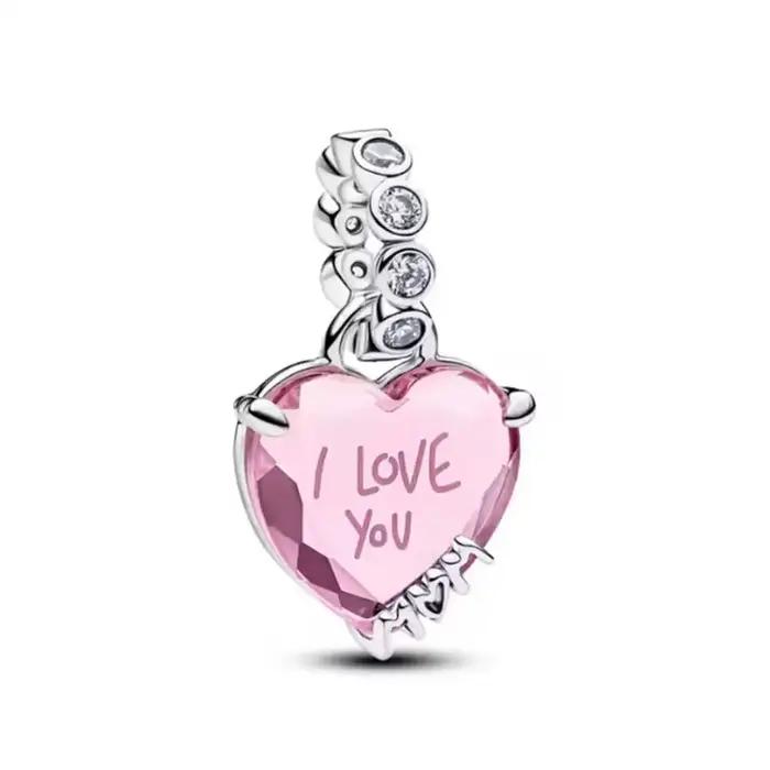 Pendentif yacht en argent 925 avec pierre en zirconium design tendance pour femme bijoux élégants voyage et vacances