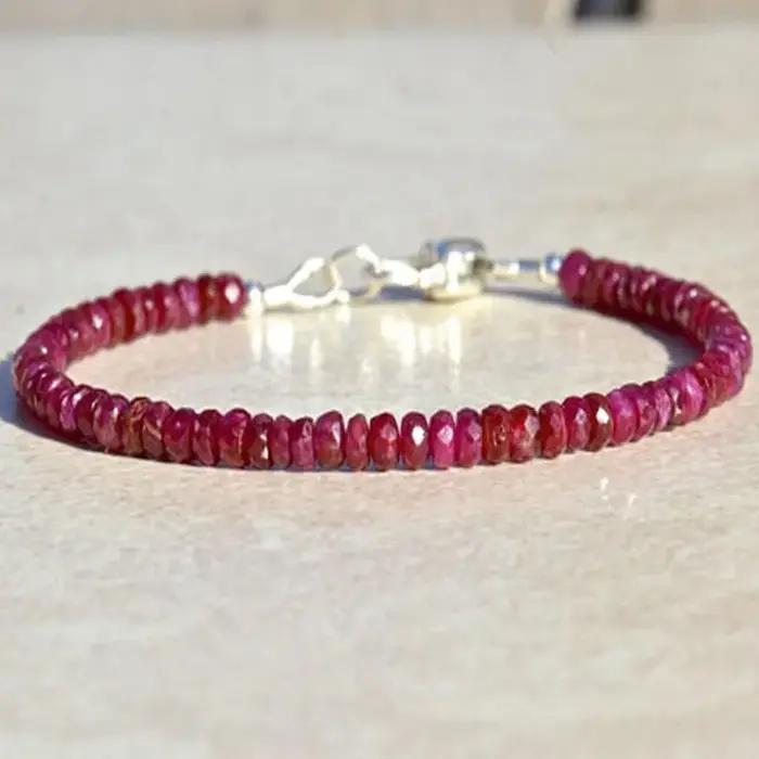 Bracelet en labradorite saphir acrylique pour femmes avec fermoir homard et réglage paramètres de pavage occassions spéciales