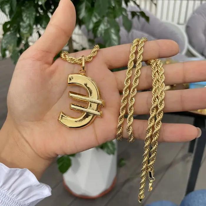 Vente en gros, nouveaux bijoux de couleur or de dubaï