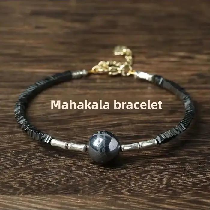 Bracelet de prière scénique du Temple pour femme avec cristal et brins élégant pour méditation et style quotidien