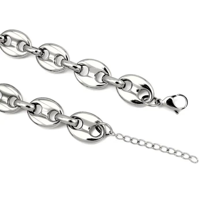 Nouveau collier chaîne à maillons en forme de grains de café plaqué or 18 carats acier inoxydable 316L bijoux de haute qualité cadeaux occasions spéciales homme femme