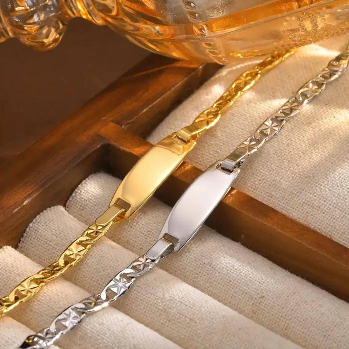 Bracelet Personnalisé en Acier Inoxydable pour Bébé