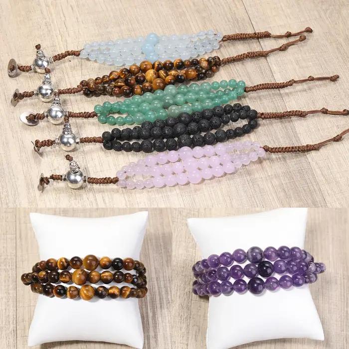 Bracelet en pierre d'oeil de tigre