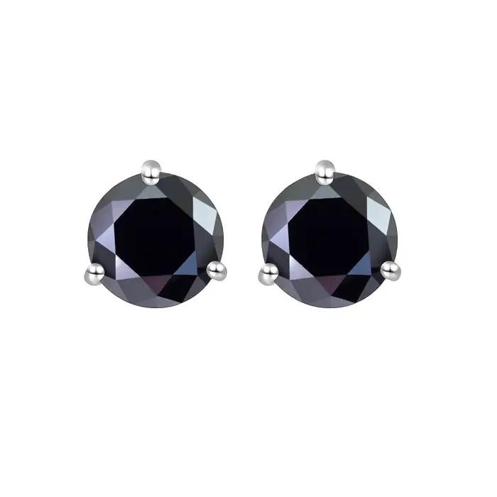 Gica Gema-Boucles d'oreilles à tige en diamant Moissanite pour femme, argent regardé S925, haute qualité, Rotterdam, bijoux de mariage étincelants, 0.5-1ct