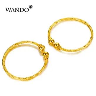 Petits bracelets et joncs dorés pour bébés/filles/garçons