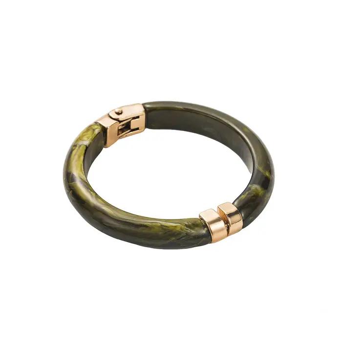 Bracelet Ouvrable En Alliage De Resine Geometrique Style Vintage Pour Femme Occasions Speciales