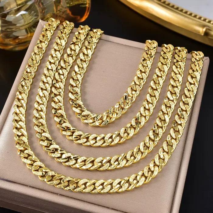 Nouveau collier cubain pour hommes et femmes, hip hop, punk, fête, banquet, bijoux, accessoires, cadeaux