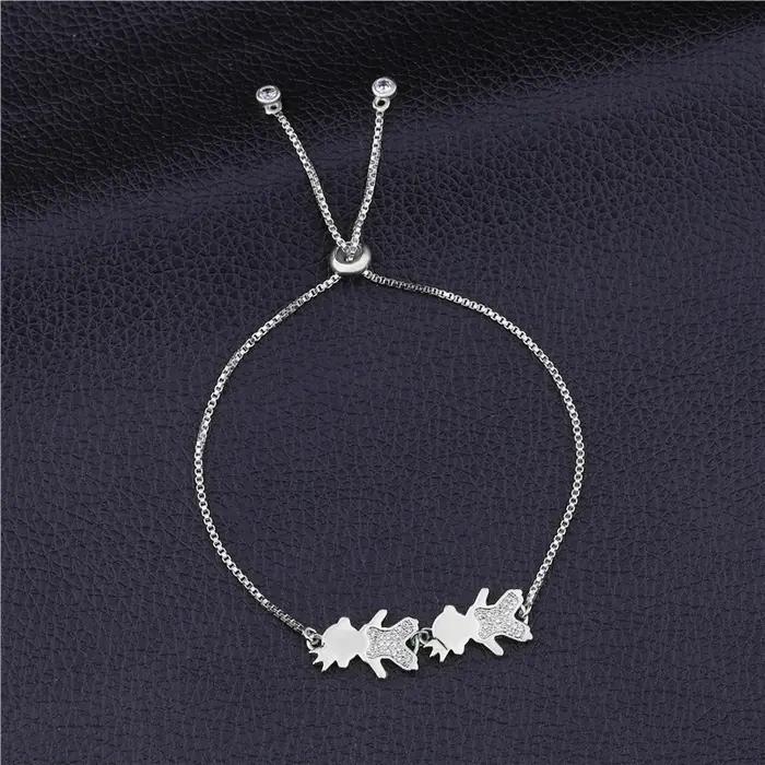 Juya – bracelets à breloques plaqués or 18 carats