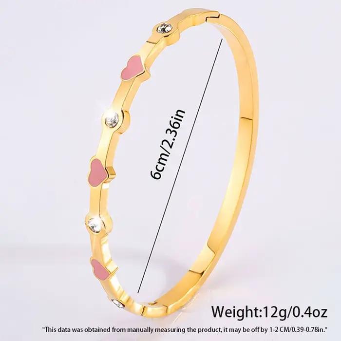 Ensemble de bracelets empilables de couleur or pour femmes