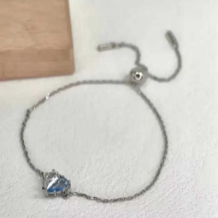 Ensemble de bijoux fins en cristal pour femmes
