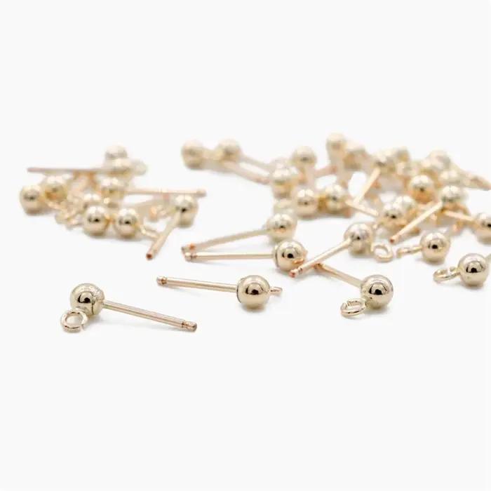 Boucles d'oreilles en or véritable 14 carats