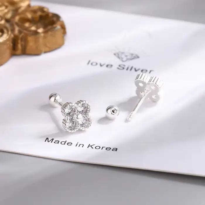 Boucles d'oreilles en argent Sterling 925 pour femmes