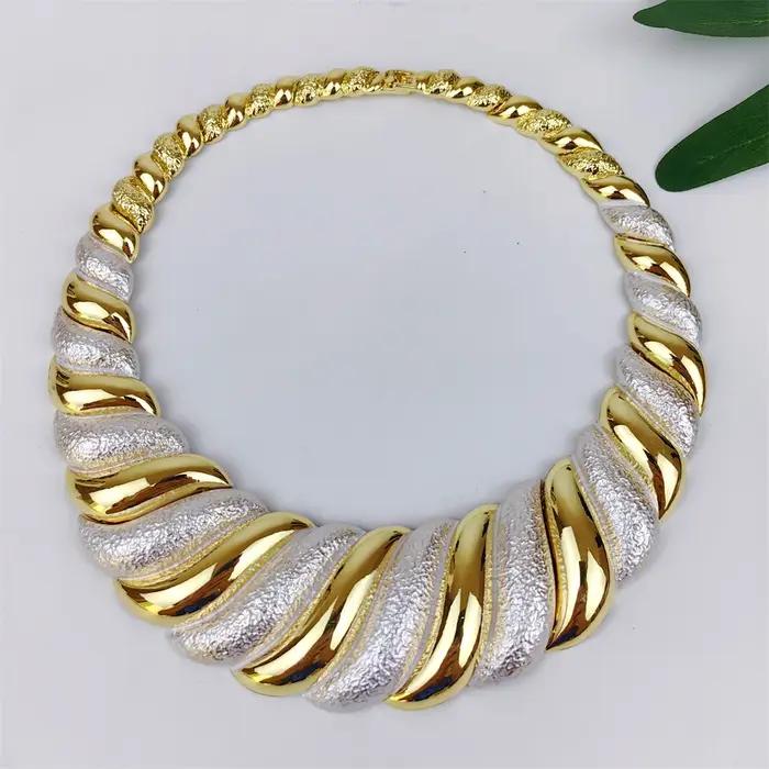 Ensembles de bijoux plaqués or de dubaï pour femmes