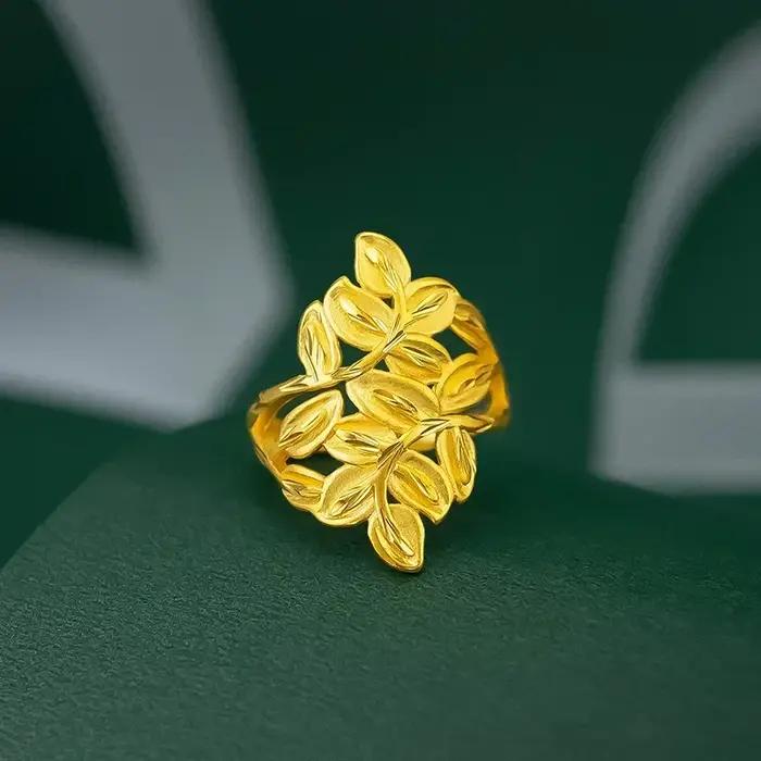 Bague de fiançailles en or 18 carats pour femmes engagement mariage cadeau bijoux occasions spéciales