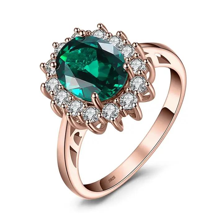 Bague de fiançailles princesse Diana en argent Sterling 925