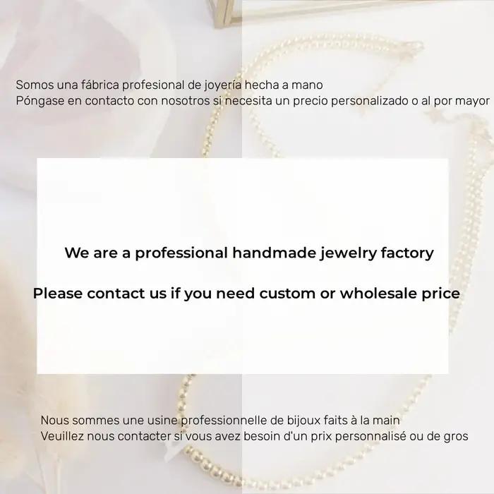 KKBEAD collier pendentif perle naturelle 18 K étanche plaqué or chaîne colliers ras du cou pour femmes cadeau bijoux