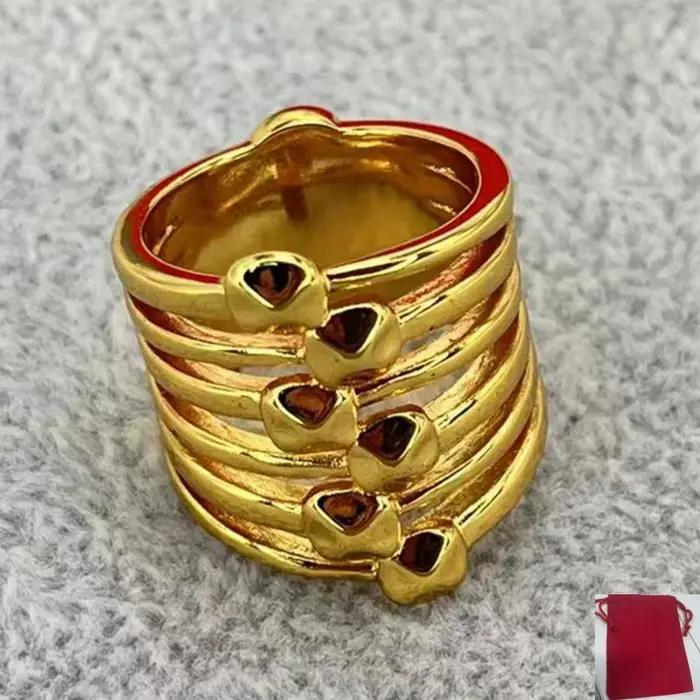 Bague Géométrique Vintage Espagne 2026 en Métal Doré et Argenté