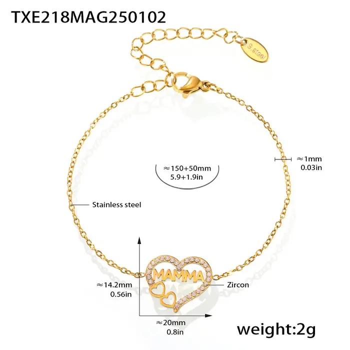 Amaiyllis-Ensemble collier et bracelet de clavicule en or 18 carats