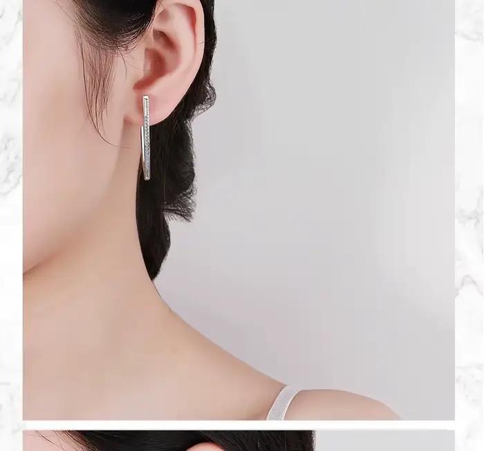 Boucle d'oreille 18 carats en or véritable