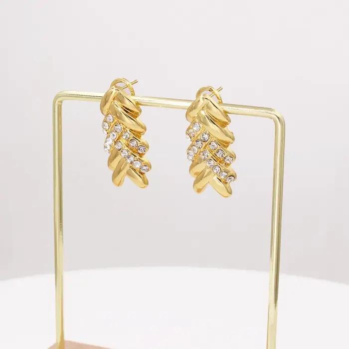 GZJPEI – ensemble de bijoux en cristal plaqué or